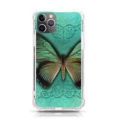 Butterfly Background Vintage Old Grunge Iphone 11 Pro 5 8 Inch Tpu Uv Print Case by Amaryn4rt