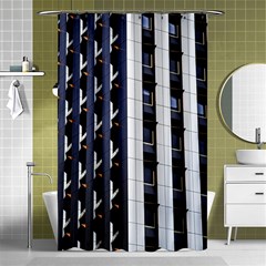 Architecture-building-pattern Shower Curtain 48  X 72  (small)  by Amaryn4rt