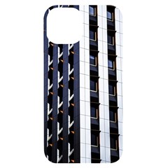 Architecture-building-pattern Iphone 14 Black Uv Print Case by Amaryn4rt