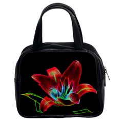 Flower Pattern-design-abstract-background Classic Handbag (two Sides) by Amaryn4rt