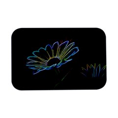 Flower Pattern-design-abstract-background Open Lid Metal Box (silver)   by Amaryn4rt