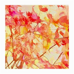 Monotype Art Pattern Leaves Colored Autumn Medium Glasses Cloth by Amaryn4rt