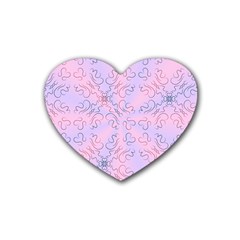 Prints By Dera  Rubber Coaster (heart)