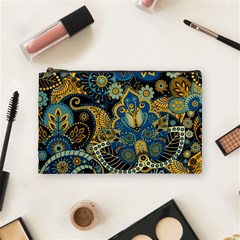 Retro Ethnic Background Pattern Vector Cosmetic Bag (medium) by Amaryn4rt