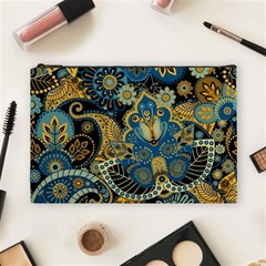 Retro Ethnic Background Pattern Vector Cosmetic Bag (large) by Amaryn4rt