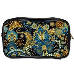 Retro Ethnic Background Pattern Vector Toiletries Bag (one Side) by Amaryn4rt