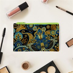 Retro Ethnic Background Pattern Vector Cosmetic Bag (xs) by Amaryn4rt