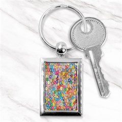 Sakura-cherry-blossom-floral Key Chain (rectangle) by Amaryn4rt