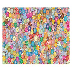 Sakura-cherry-blossom-floral Premium Plush Fleece Blanket (small) by Amaryn4rt