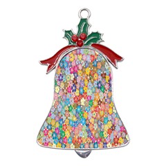 Sakura-cherry-blossom-floral Metal Holly Leaf Bell Ornament