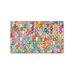 Sakura-cherry-blossom-floral Sticker Rectangular (10 Pack) by Amaryn4rt