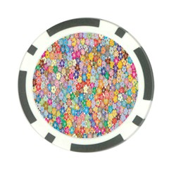 Sakura-cherry-blossom-floral Poker Chip Card Guard (10 Pack) by Amaryn4rt