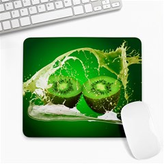 Kiwi Fruit Vitamins Healthy Cut Large Mousepad by Amaryn4rt