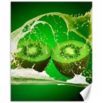 Kiwi Fruit Vitamins Healthy Cut Canvas 16  x 20  15.75 x19.29  Canvas - 1