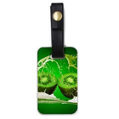 Kiwi Fruit Vitamins Healthy Cut Luggage Tag (one Side) by Amaryn4rt