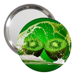 Kiwi Fruit Vitamins Healthy Cut 3  Handbag Mirrors by Amaryn4rt