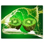 Kiwi Fruit Vitamins Healthy Cut Two Sides Premium Plush Fleece Blanket (Medium) 60 x50  Blanket Back