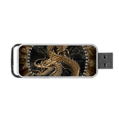 Dragon Pentagram Portable Usb Flash (two Sides) by Amaryn4rt