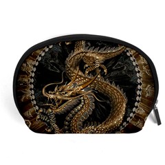 Dragon Pentagram Accessory Pouch (large) by Amaryn4rt