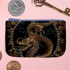 Dragon Pentagram Large Coin Purse by Amaryn4rt