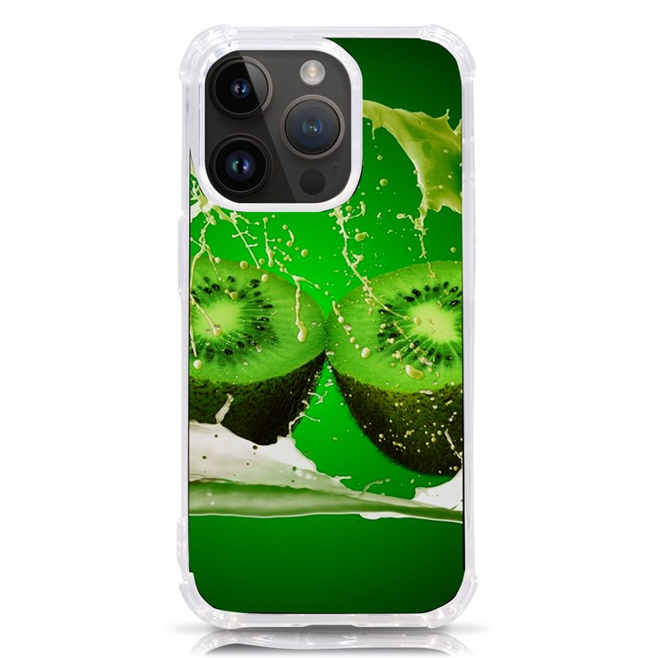 Kiwi Fruit Vitamins Healthy Cut iPhone 14 Pro TPU UV Print Case