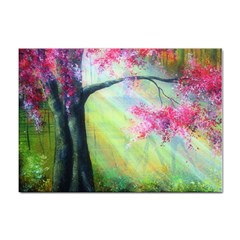 Forests Stunning Glimmer Paintings Sunlight Blooms Plants Love Seasons Traditional Art Flowers Sunsh Sticker A4 (100 Pack) by Amaryn4rt