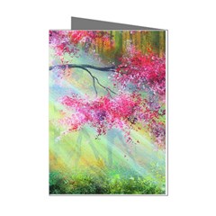 Forests Stunning Glimmer Paintings Sunlight Blooms Plants Love Seasons Traditional Art Flowers Sunsh Mini Greeting Cards (pkg Of 8) by Amaryn4rt