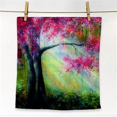 Forests Stunning Glimmer Paintings Sunlight Blooms Plants Love Seasons Traditional Art Flowers Sunsh Face Towel by Amaryn4rt