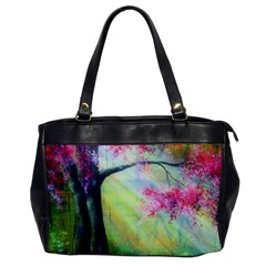 Forests Stunning Glimmer Paintings Sunlight Blooms Plants Love Seasons Traditional Art Flowers Sunsh Oversize Office Handbag by Amaryn4rt