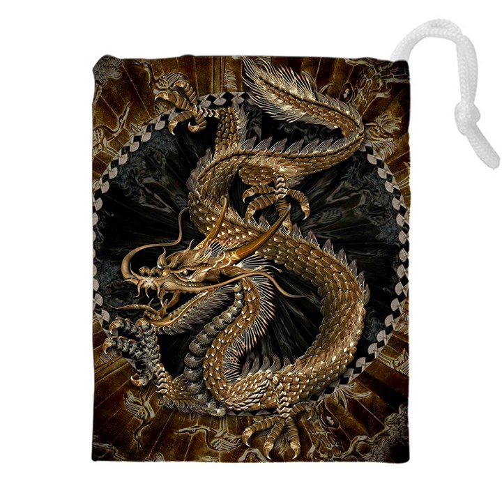 Dragon Pentagram Drawstring Pouch (5XL)