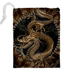 Dragon Pentagram Drawstring Pouch (5XL) Back