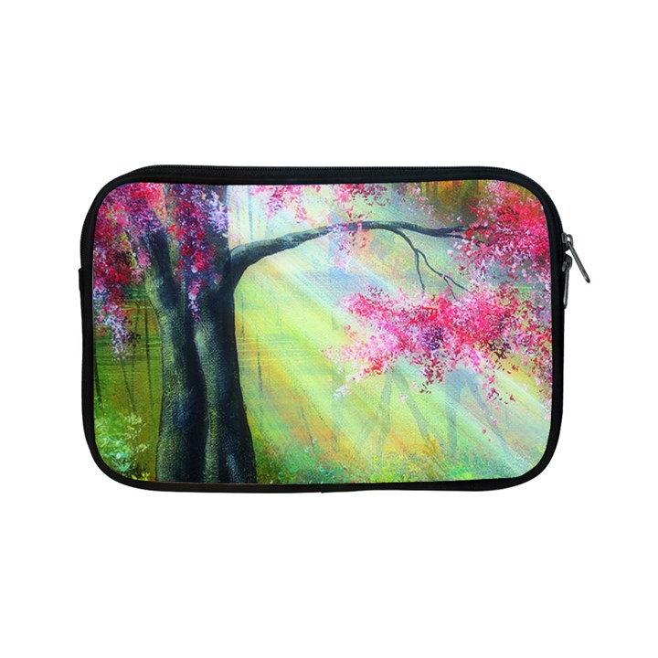 Forests Stunning Glimmer Paintings Sunlight Blooms Plants Love Seasons Traditional Art Flowers Sunsh Apple iPad Mini Zipper Cases