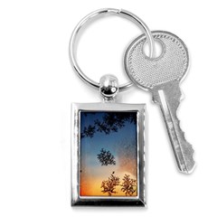 Hardest-frost-winter-cold-frozen Key Chain (rectangle) by Amaryn4rt