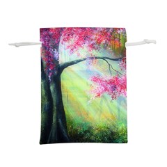 Forests Stunning Glimmer Paintings Sunlight Blooms Plants Love Seasons Traditional Art Flowers Sunsh Lightweight Drawstring Pouch (s) by Amaryn4rt