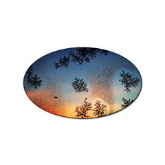 Hardest-frost-winter-cold-frozen Sticker (oval) by Amaryn4rt