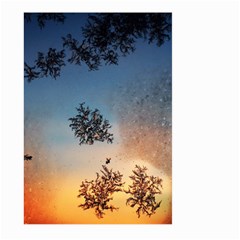 Hardest-frost-winter-cold-frozen Large Garden Flag (two Sides) by Amaryn4rt