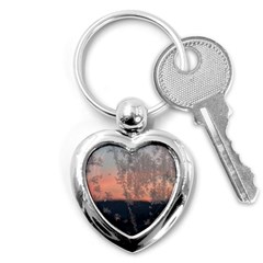 Hardest-frost-winter-cold-frozen Key Chain (heart) by Amaryn4rt