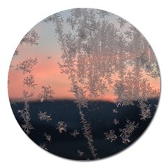 Hardest-frost-winter-cold-frozen Magnet 5  (round) by Amaryn4rt