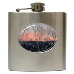 Hardest-frost-winter-cold-frozen Hip Flask (6 Oz) by Amaryn4rt