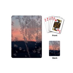 Hardest-frost-winter-cold-frozen Playing Cards Single Design (mini) by Amaryn4rt