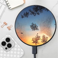 Hardest-frost-winter-cold-frozen Wireless Fast Charger(black) by Amaryn4rt