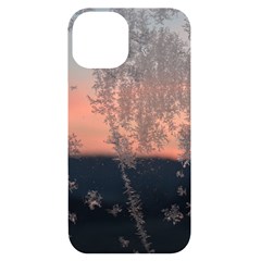 Hardest-frost-winter-cold-frozen Iphone 14 Black Uv Print Case by Amaryn4rt