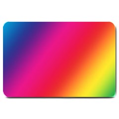 Rainbow Colors Large Doormat by Amaryn4rt