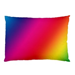 Rainbow Colors Pillow Case (two Sides) by Amaryn4rt