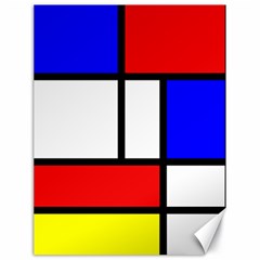 Mondrian-red-blue-yellow Canvas 18  X 24  by Amaryn4rt