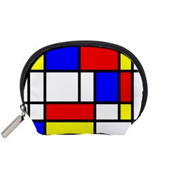 Mondrian-red-blue-yellow Accessory Pouch (small)