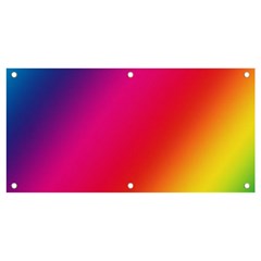 Rainbow Colors Banner And Sign 4  X 2  by Amaryn4rt