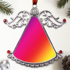 Rainbow Colors Metal Angel With Crystal Ornament by Amaryn4rt