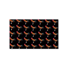 Background-pattern-chicken-fowl Sticker Rectangular (100 Pack) by Amaryn4rt