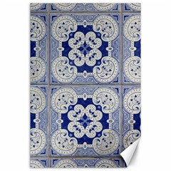 Ceramic-portugal-tiles-wall Canvas 24  X 36  by Amaryn4rt